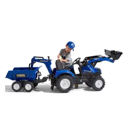 Falk Traktor na Pedały New Holland T8 z Koparką i Przyczepą 3-7 lat