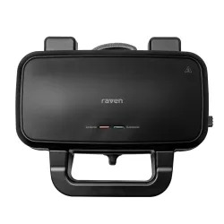 Opiekacz Raven ES011 3w1 Trójkąty Gofry Grill 1200W