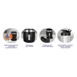 Blender kielichowy MPM GoFree Bezprzewodowy 0,6l