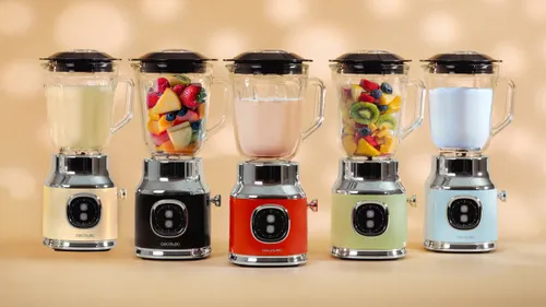 Blender kielichowy CECOTEC RetroTwist Czerwony