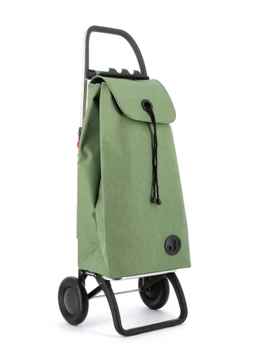 Coș de cumpărături pliabil cu 2 roți Rolser and-MAX TWEED-green