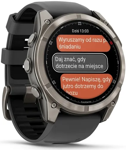 Zegarek sportowy GARMIN Fenix 8 Pro 51mm Czarny