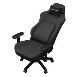Fotel Anda Seat Phantom 4 L Black Fabric Gamingowy do 100kg Tkanina Czarny