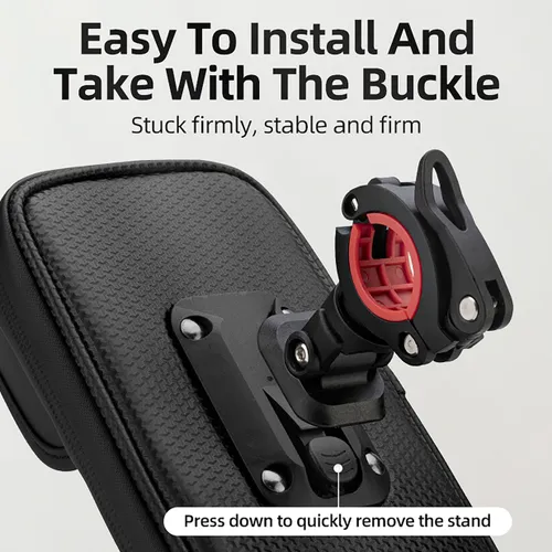 Torba rowerowa na kierownicę Rockbros 301101770001 WP Bike Phone Bag for 6.7" black