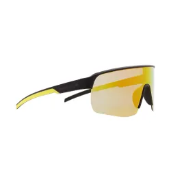 Okulary przeciwsłoneczne Red Bull SPECT Dakota black/brown with pink yellow mirror
