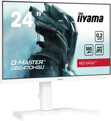 Monitor iiyama G-Master Red Eagle GB2470HSU-W6 23,8" Full HD Fast IPS 180Hz 0,2ms MPRT Gamingowy