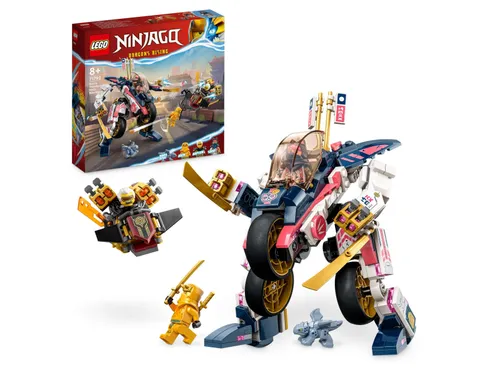 LEGO Ninjago 71792 Sora'nın kürkü yarış bisikletine dönüşüyor