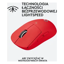 Mysz Logitech G Pro X Superlight Red (910-006784)