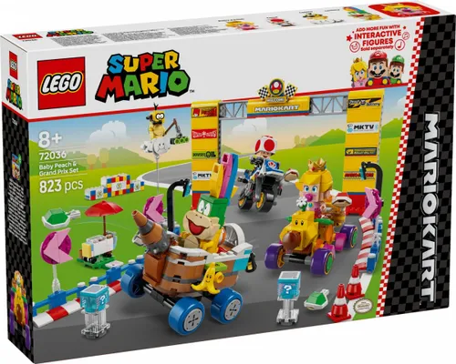 LEGO Super Mario bricks 72036 Набор Mario Kart - Малышка Пич и Гран-При