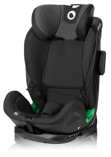 Fotelik samochodowy LIONELO Harper i-Size 76-150 cm (9-36 kg) Czarno-szary