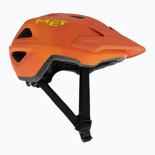 Kask rowerowy MET Echo orange rust matt