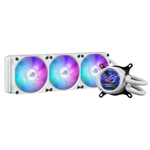 Chłodzenie ASUS ROG Strix LC III 360 ARGB LCD Biały
