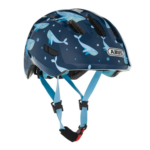 Kask rowerowy dziecięcy ABUS Smiley 3.0 blue whale