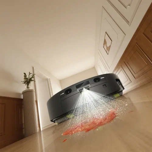 Robot sprzątający iRobot Roomba 675 Combo Czarny Funkcja mopowania Stacja oczyszczająca Tworzenie mapy pomieszczenia 63dB