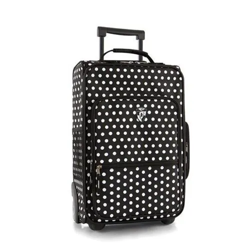 Dziecięca walizka Heys Kids Softside Luggage 18" - black/white dots