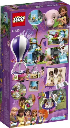 Конструктор Lego Friends на воздушном шаре, чтобы спасти тигра (41423)