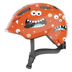 Kask rowerowy ABUS Smiley 3.0 Monster Pomarańczowy dla Dzieci (rozmiar S)
