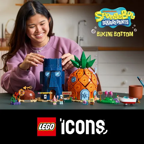 LEGO 11386 Icons SpongeBob Kanciastoporty: Bikini Dolne