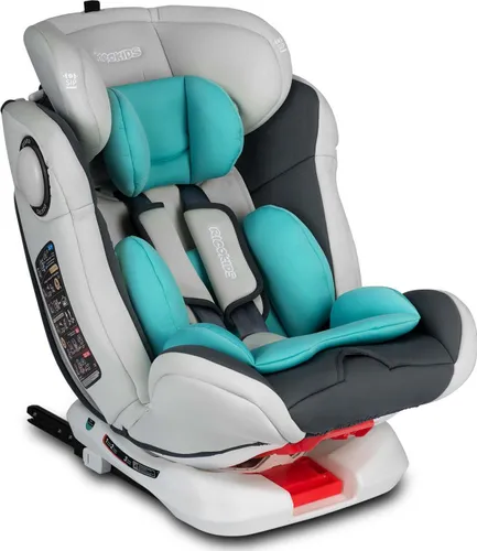 Fotelik samochodowy Ricokids Spinway Pro 0-36 kg turkusowy