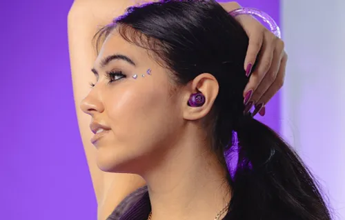 Słuchawki dokanałowe JLAB Go Pop ANC Fioletowy