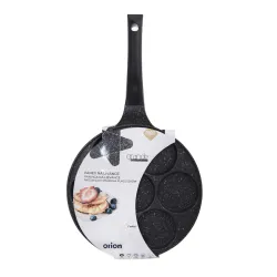 Patelnia do pancakes aluminiowa nieprzywierająca GRANDE CZARNA 27 cm