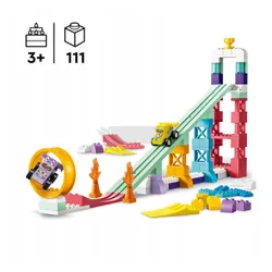 LEGO Duplo 10478 Kreatywne rampy 3 w 1 z pojazdami, zestaw klocków 3+