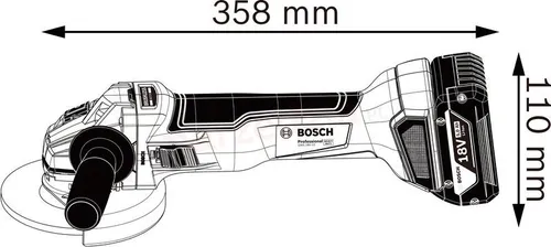 Bosch GWS 18V-10 Taşlama Makinesi