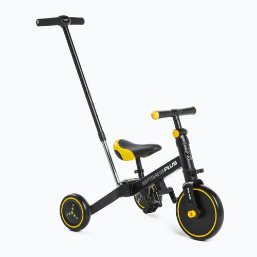 Rowerek biegowy trójkołowy Milly Mally 4w1 Optimus Plus black