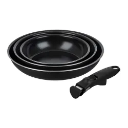 Zestaw patelni La Bonita LB3PAT002 Indukcja Ilag Xeradur 2 20cm, 24cm, 28cm