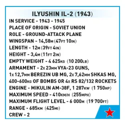 Конструктор COBI Historical Collection WWII Ilyushin IL-2 1943 643 шт.