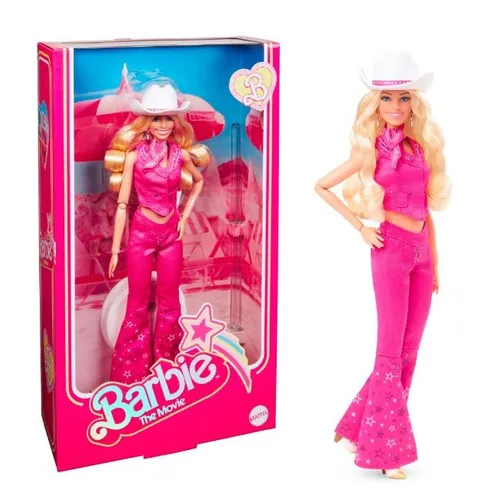 Кукла Mattel Barbie movie doll Margot Robbie as Barbie in cowgirl outfit