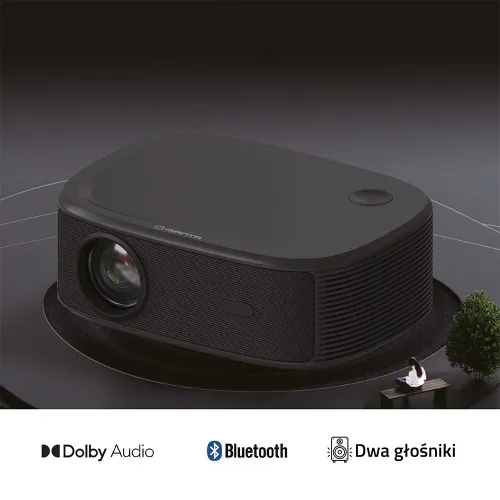 Projektor MANTA MultiVision Pro Full HD (1920 x 1080), 800 ANSI lumen, Wi-Fi, Bluetooth