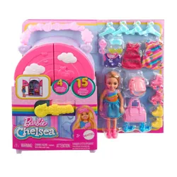 Mattel Zestaw z lalką Barbie Chelsea + 15 akcesoriów