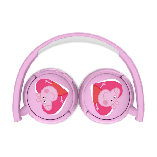 Słuchawki bezprzewodowe z mikrofonem OTL Technologies Peppa Pig Love Kids Wireless Dla Dzieci Nauszne Różowy