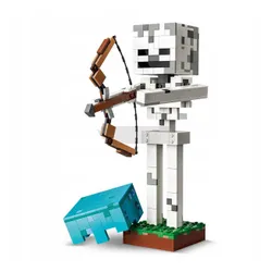 LEGO Minecraft 21594 Szkielet, zestaw klocków 10+