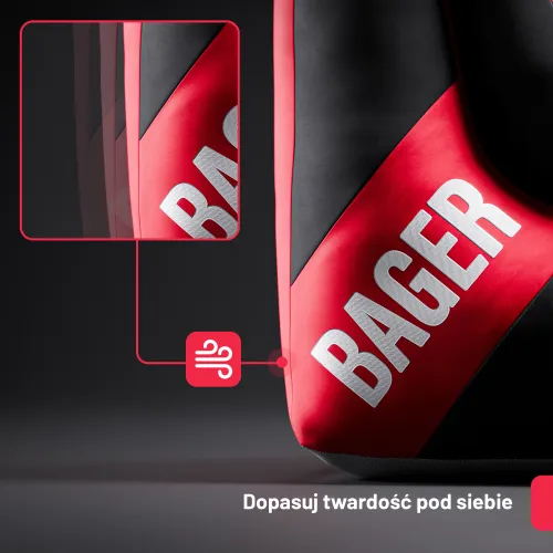 Fotel DIABLO CHAIRS X-Bager Czarno-Czerwony