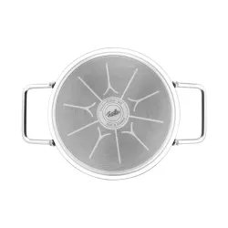 FISSLER Adamant 18 cm - garnek aluminiowy z pokrywką