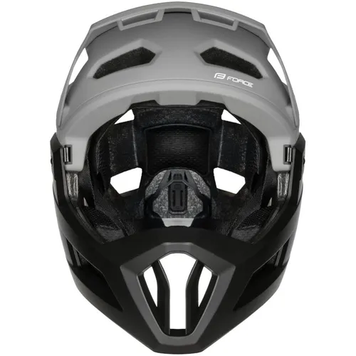 Kask rowerowy dla dorosłych full face Force Venom z odpinaną szczęką
