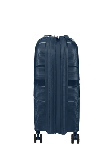 Маленький расширяемый чемодан American Tourister StarVibe-navy