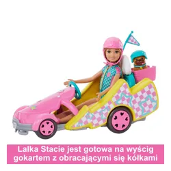 Кукла Mattel Barbie Stacie и автомобиль из фильма Gokart