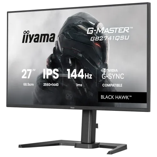 Monitor iiyama G-Master Black Hawk GB2741QSU-B1 27" 2K IPS 144Hz 1ms MPRT Gamingowy