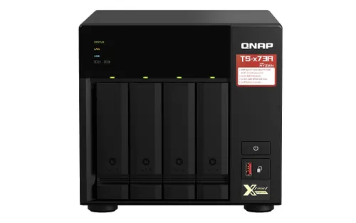 Сетевое хранилище QNAP TS-473A AMD Ryzen QC2.2 ГГц.2.5 GbE 8 ГБ оперативной памяти