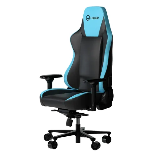 Fotel Lorgar Base 311 Gamingowy do 150kg Skóra ECO Czarno-niebieski