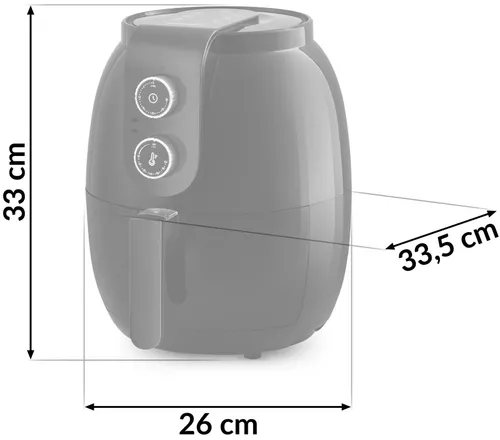 Air Fryer Frytkownica beztłuszczowa BERDSEN BD-650 3.6l grillowanie pieczenie