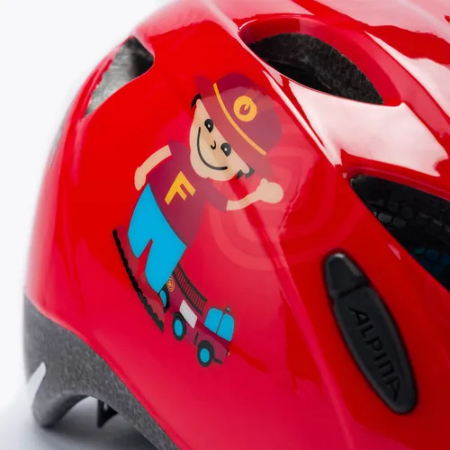 Kask rowerowy dziecięcy Alpina Ximo firefighter