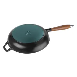 STAUB Cast 28 cm czarna - patelnia żeliwna