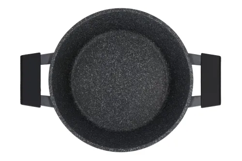 ZWIEGER Black Stone 3,5 l - garnek aluminiowy z pokrywką