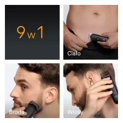 Trymer Braun AIO5540 7 nasadek 120min
