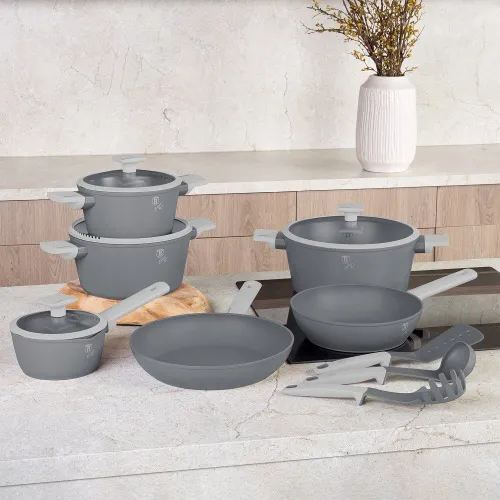 Zestaw garnków BERLINGER HAUS Aspen BH 8245 (15 elementów)