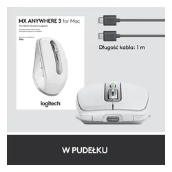 Myszka Logitech MX Anywhere 3 dla Mac - szary